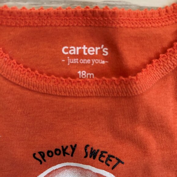 Halloween Bundle Ghost Spooky Sweet 18 month Outfit Set NWT - Picture 9 of 13